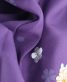 卒業式袴単品レンタル[柄・刺繍]紫色に水玉と小花柄・花刺繍[身長158〜162cm]No.634